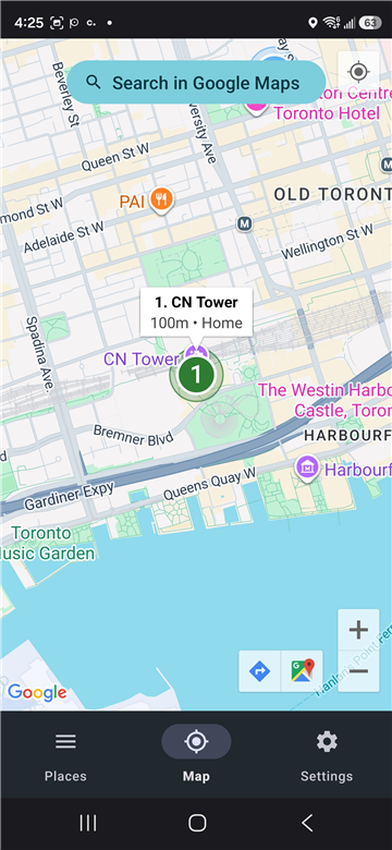 A Home zone saved at the CN Tower